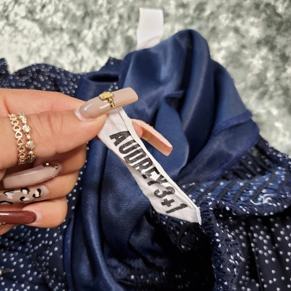 Audrey 3+1 Polkadot Wide-Leg Jumpsuit - Picture 9 of 10